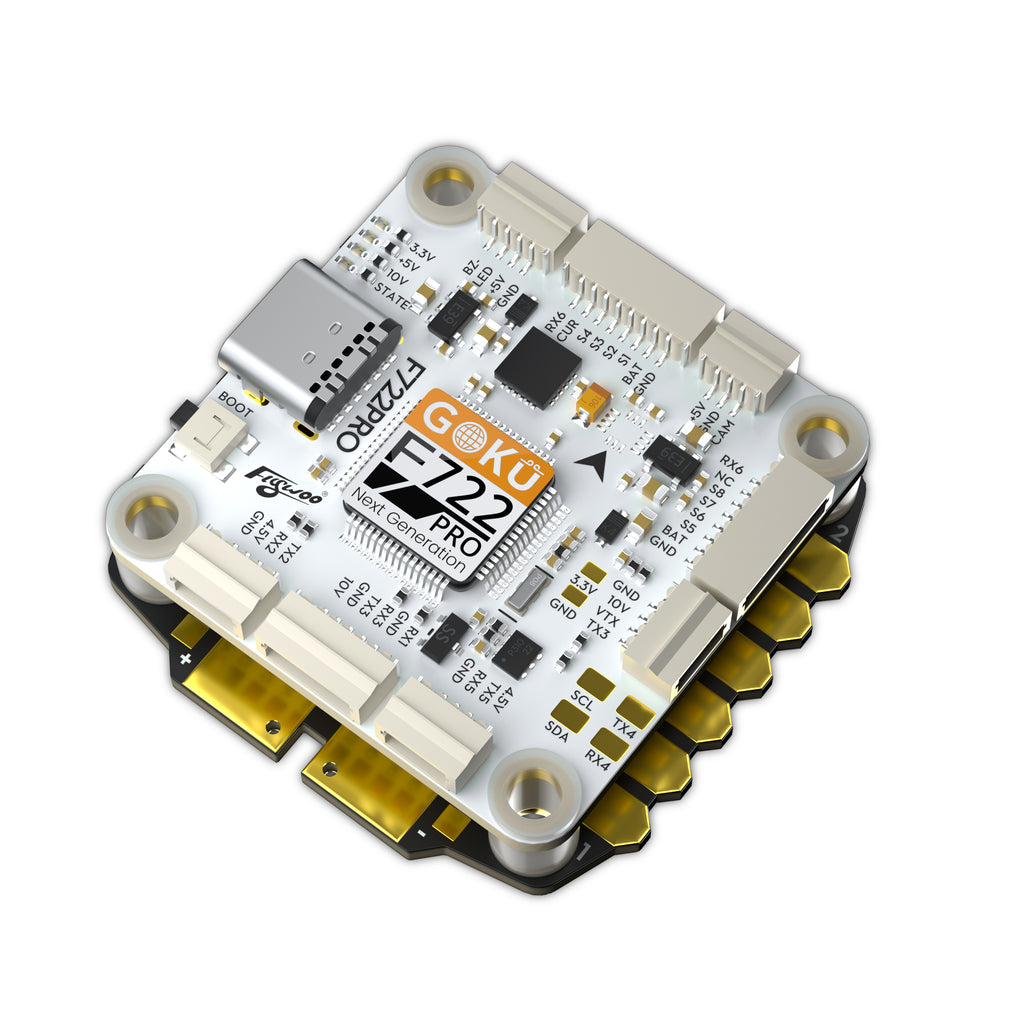 GOKU F722 Pro V2 55A 32Bit 128K 30X30 Stack Plug&Play O4 / O4 Pro-FLYWOO