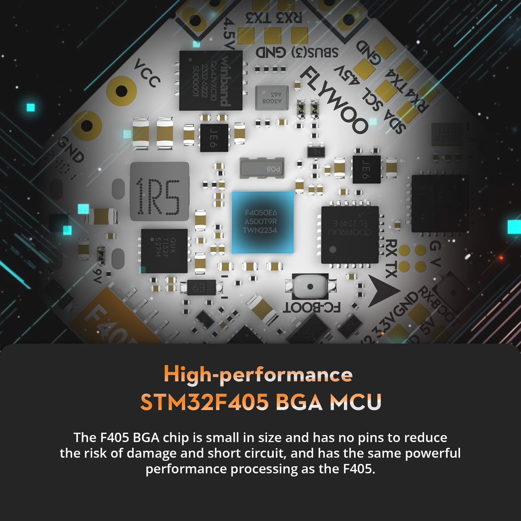 GOKU F405 HD 1-2S 12A ELRS AIO V2 Plug&Play O4 / O4 PRO-FLYWOO