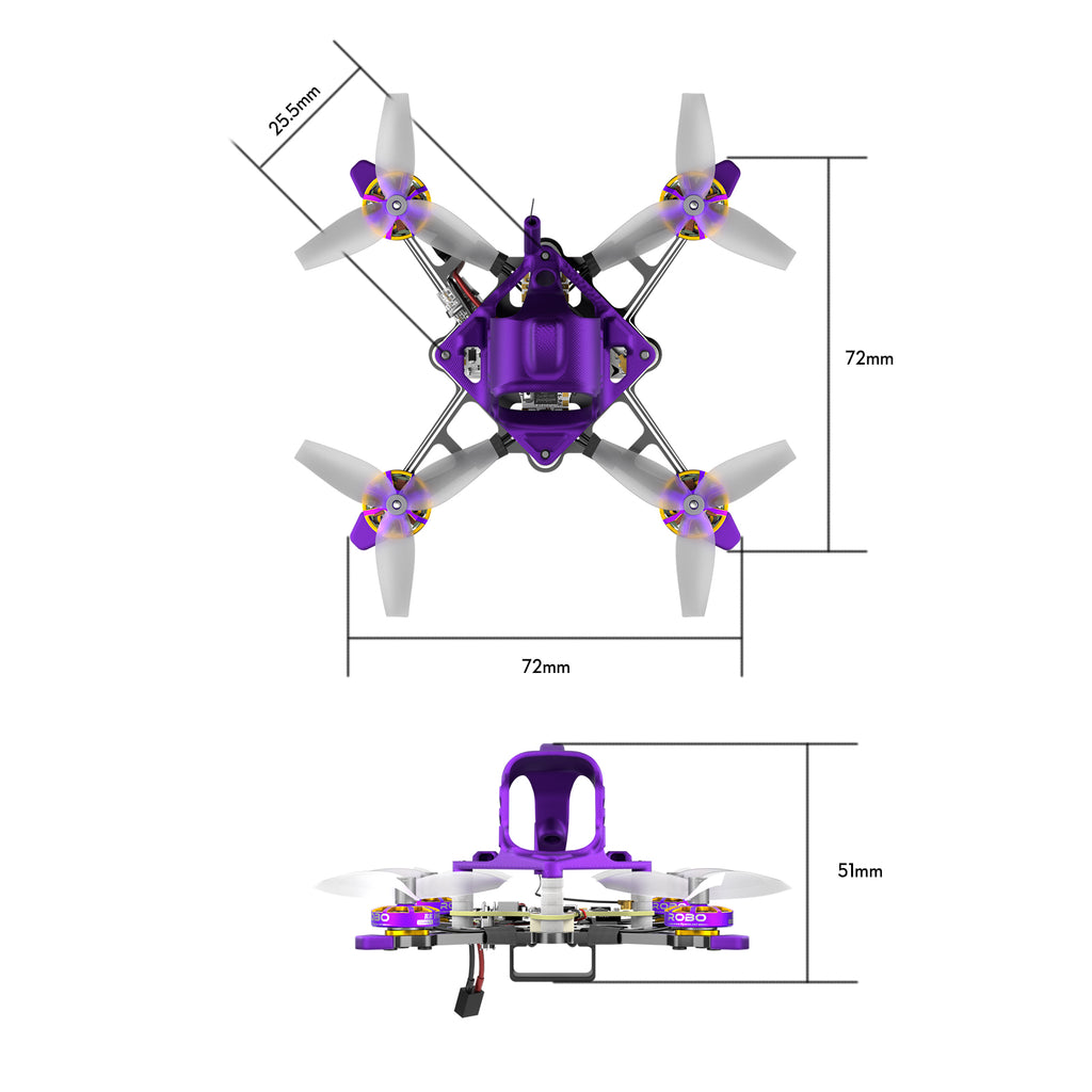 Firefly16 / 18 1S Nano Baby V3 DJI O4 Wide Tiny Drone 原廠商品圖片 12