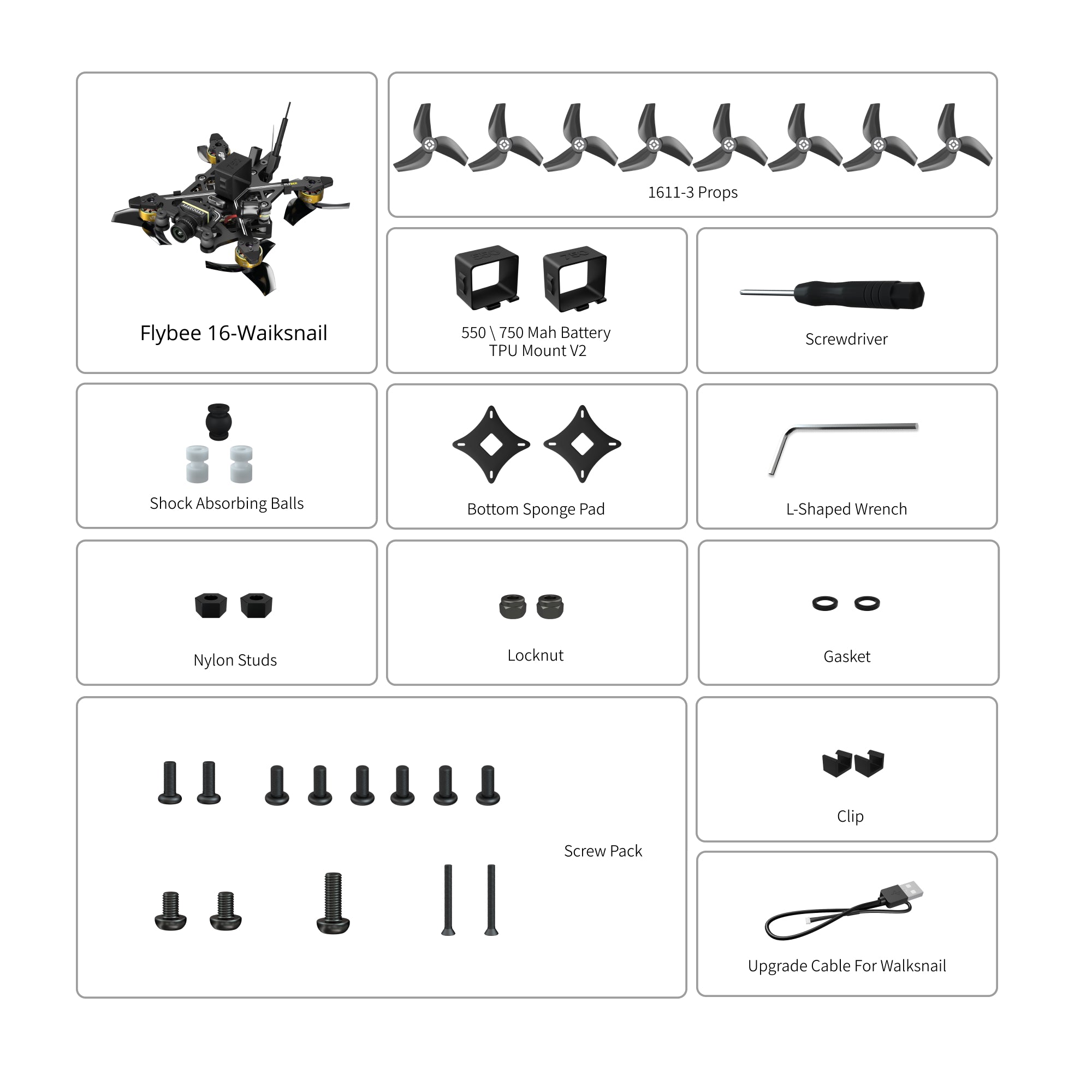 Flybee 16 HD Walksnail 2S Ultralight FPV Drone-FLYWOO