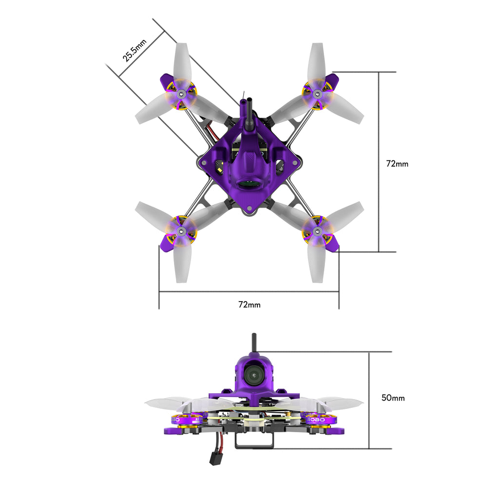 Firefly 16 / 18 1S Nano Baby V3 Walksnail Tiny Drone-FLYWOO