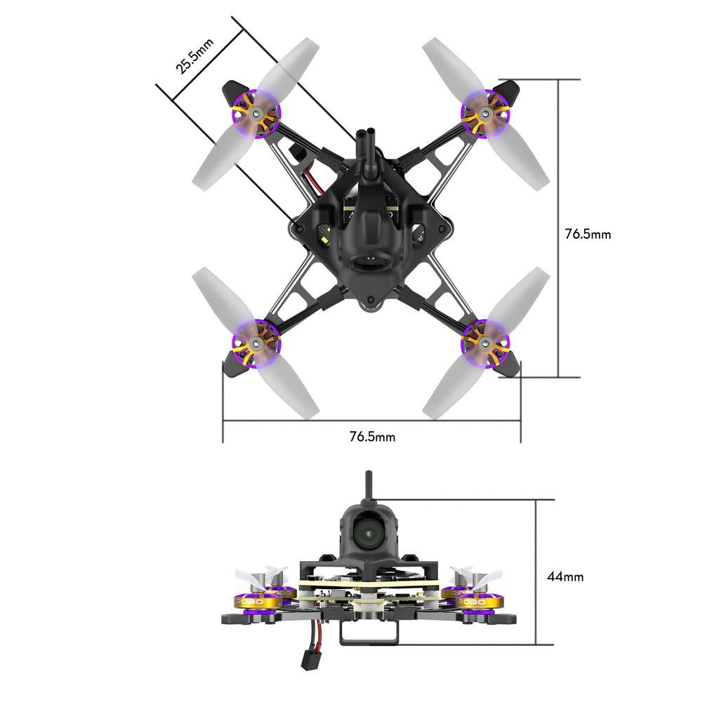 Firefly 16 / 18 1S Nano Baby V3 Walksnail Tiny Drone-FLYWOO