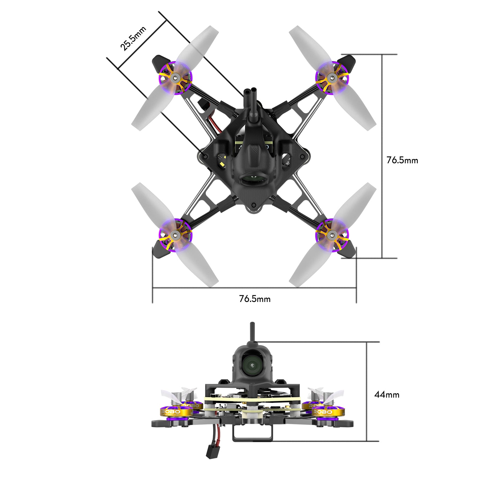 Firefly 16 / 18 1S Nano Baby V3 Walksnail Tiny Drone-FLYWOO