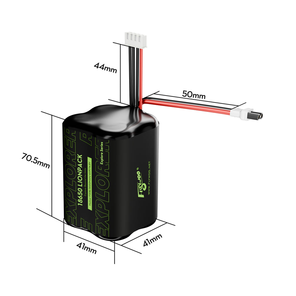 Flywoo Explorer Molicell P30B 18650 4S1P 3000mAh Lionpack 電池 原廠商品圖片 1