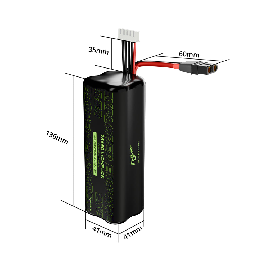 Flywoo Explorer Molicell P30B 18650 4S2P 6000mAh Lionpack Battery-FLYWOO