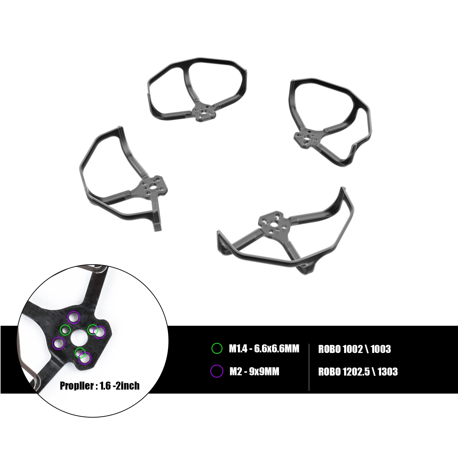 Flywoo 1.6-2inch Universal Prop guard ( 4PCS )-FLYWOO