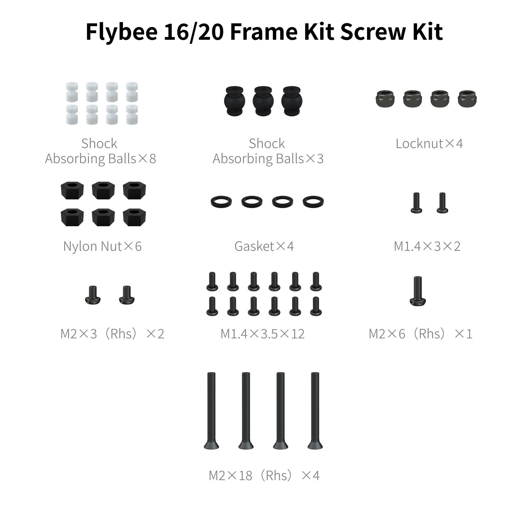 Flybee 16\20 Framke Parts Collection-FLYWOO