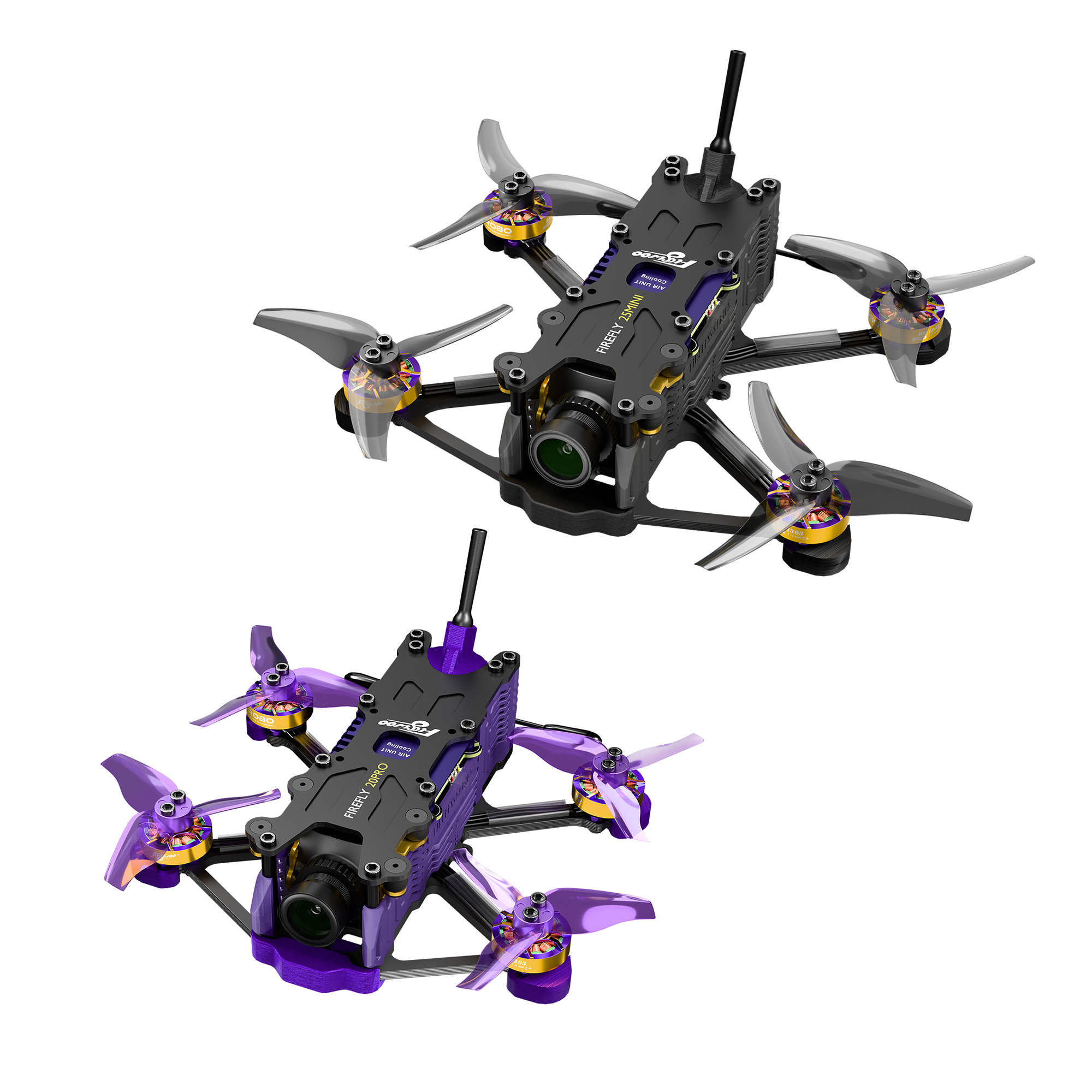 FLYWOO Firefly 20PRO 4S / 25MINI 3S HDZero Micro Drone FPV drone hero view