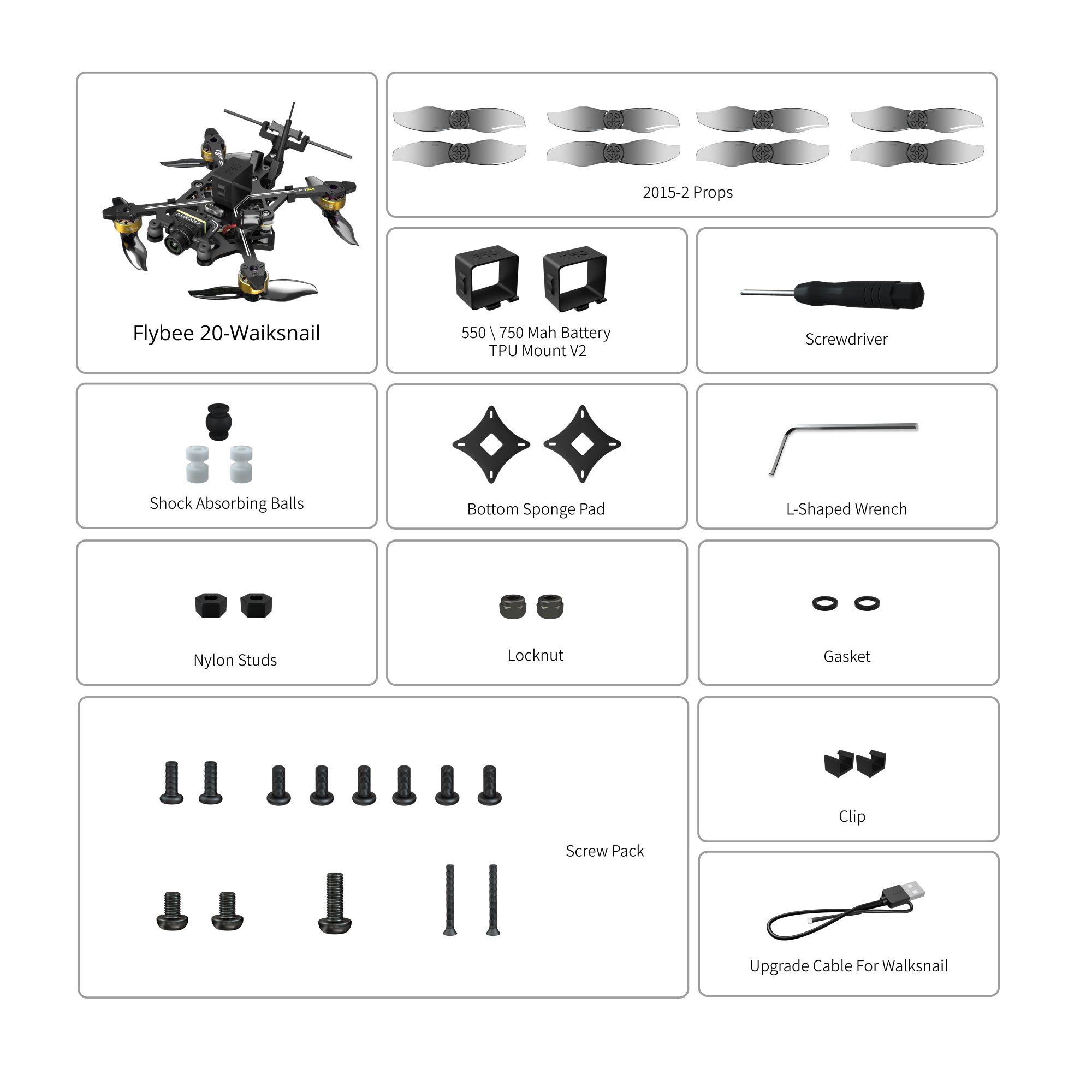 Flybee 20 HD Walksnail 2S Ultralight FPV Drone-FLYWOO