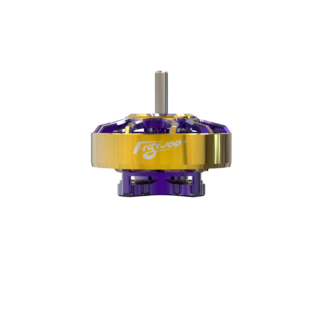 Flywoo ROBO 1202.5 11500kv  FPV Motor Gold/Purple (New Version)-FLYWOO