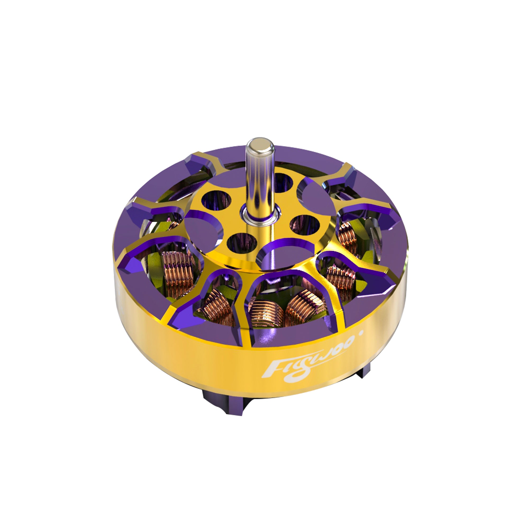 Flywoo ROBO 1202.5 11500kv  FPV Motor Gold/Purple (New Version)-FLYWOO