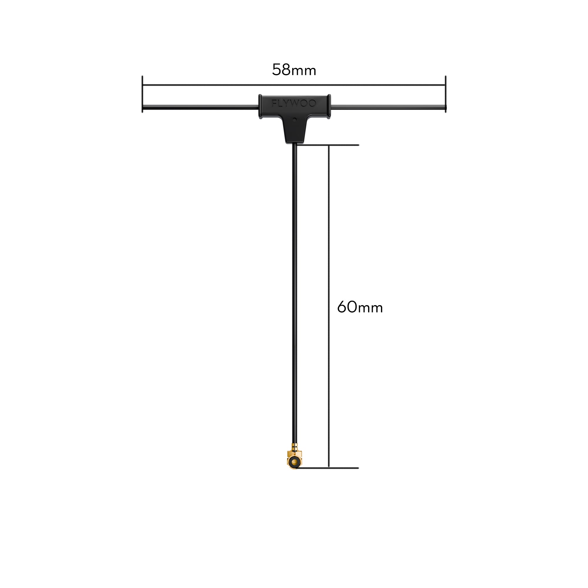 Flywoo ELRS 2.4g Minimortal PCB T Antenna UFL-FLYWOO