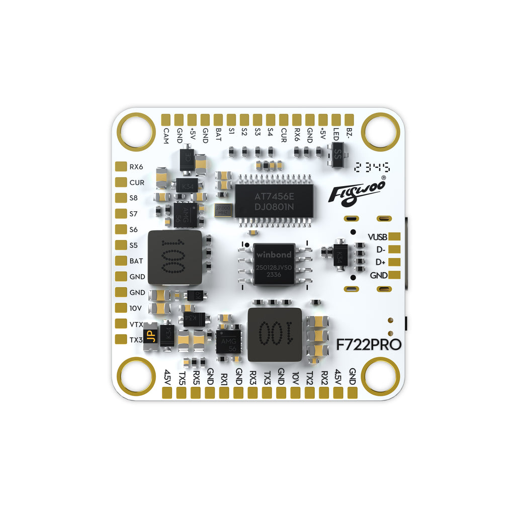 GOKU F722 PRO V2 30X30 Flight Controller Plug&Play O4 / O4 Pro-FLYWOO