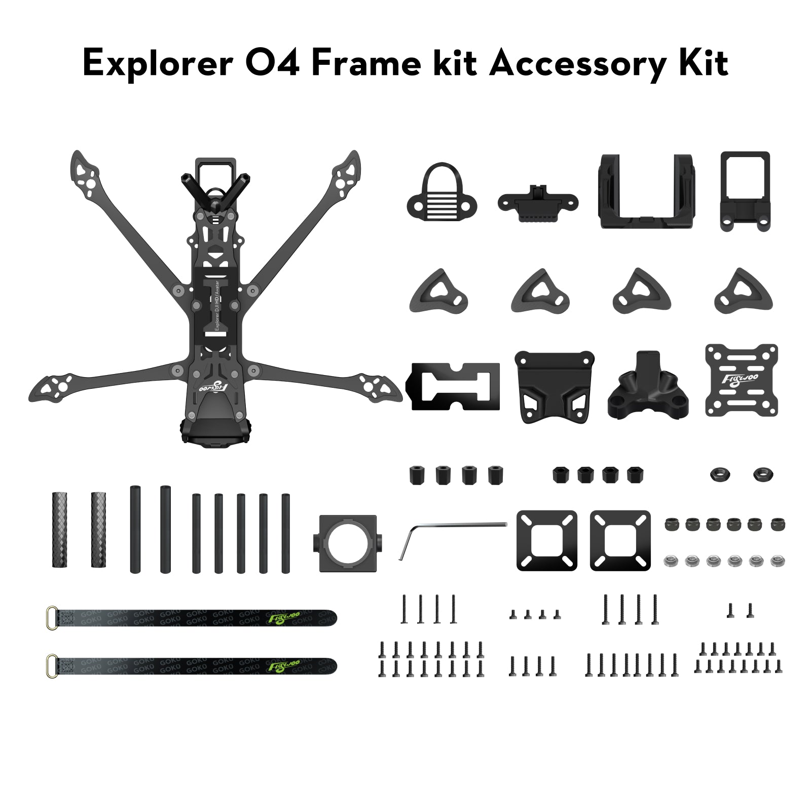 Explorer LR O3 \O4 \ O4 PRO Frame kit-FLYWOO
