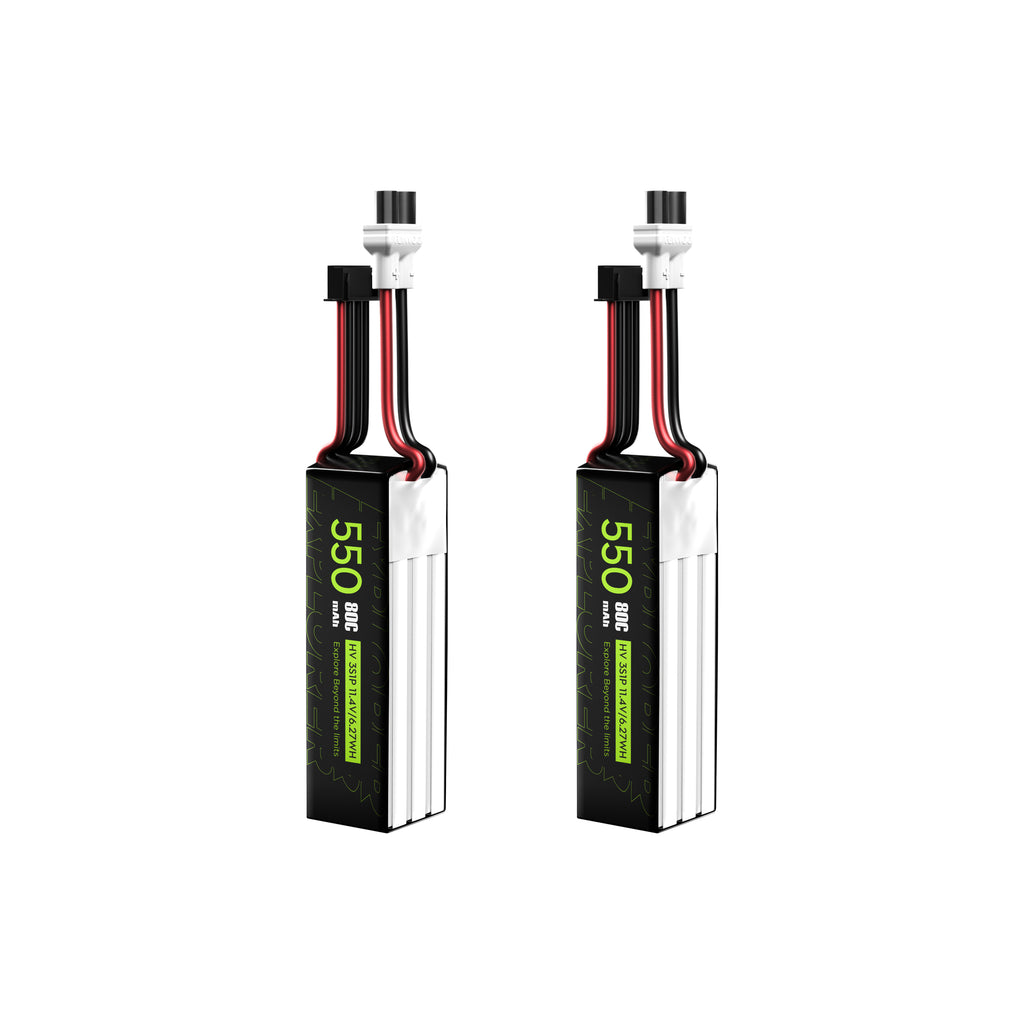 2PCS Explorer 550mAh LiHV 3S 80C Battery （Flywoo XT30UP）-FLYWOO