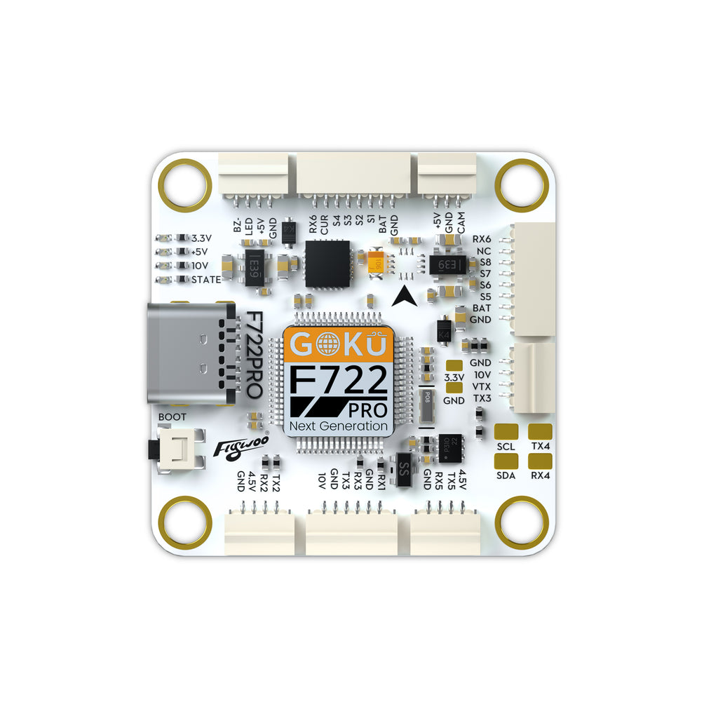 GOKU F722 PRO V2 30X30 Flight Controller Plug&Play O4 / O4 Pro-FLYWOO