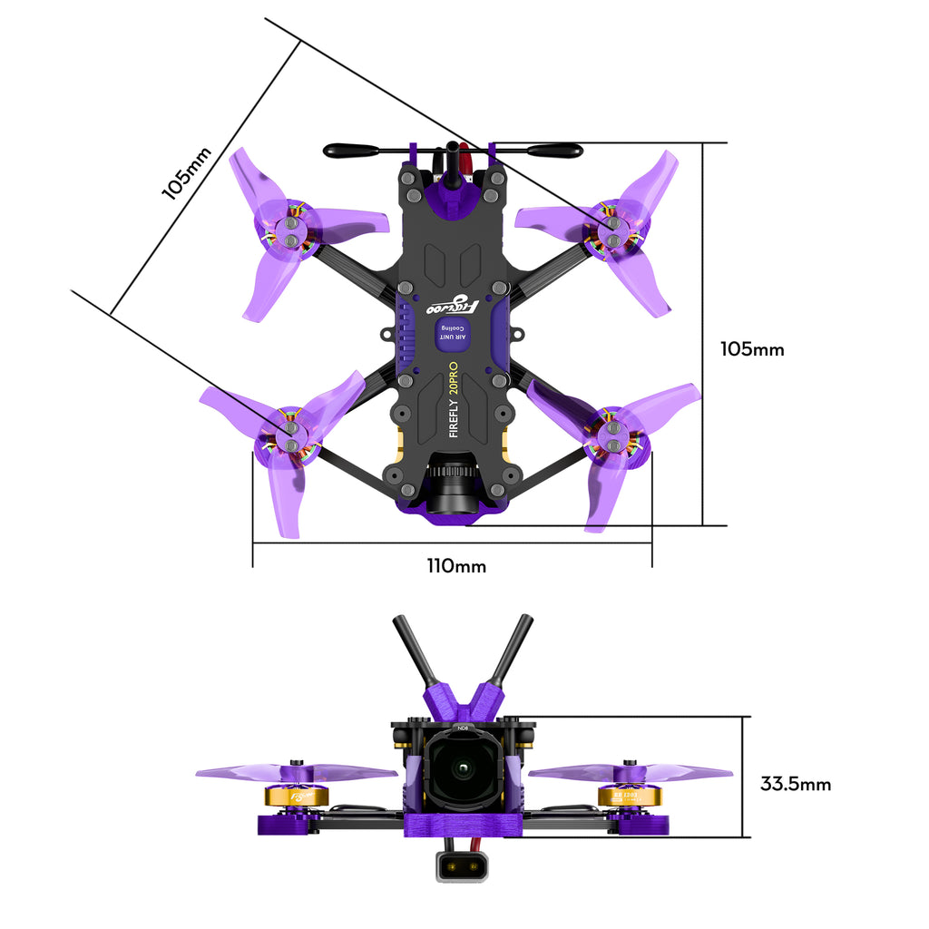 Firefly 20PRO 4S / 25MINI 3S HDZero Micro Drone-FLYWOO