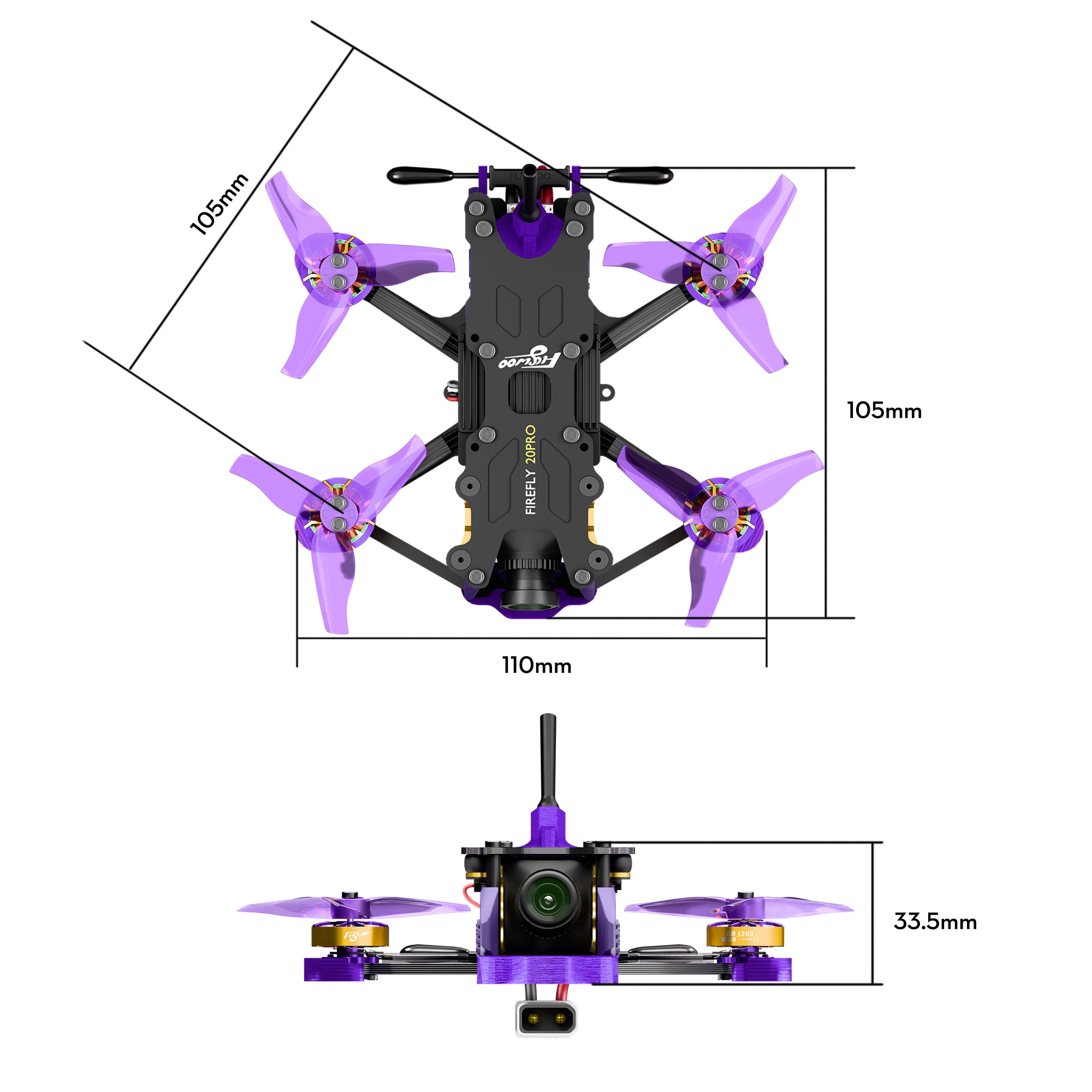 Firefly 20PRO 4S / 25MINI 3S Walksnail Micro Drone-FLYWOO