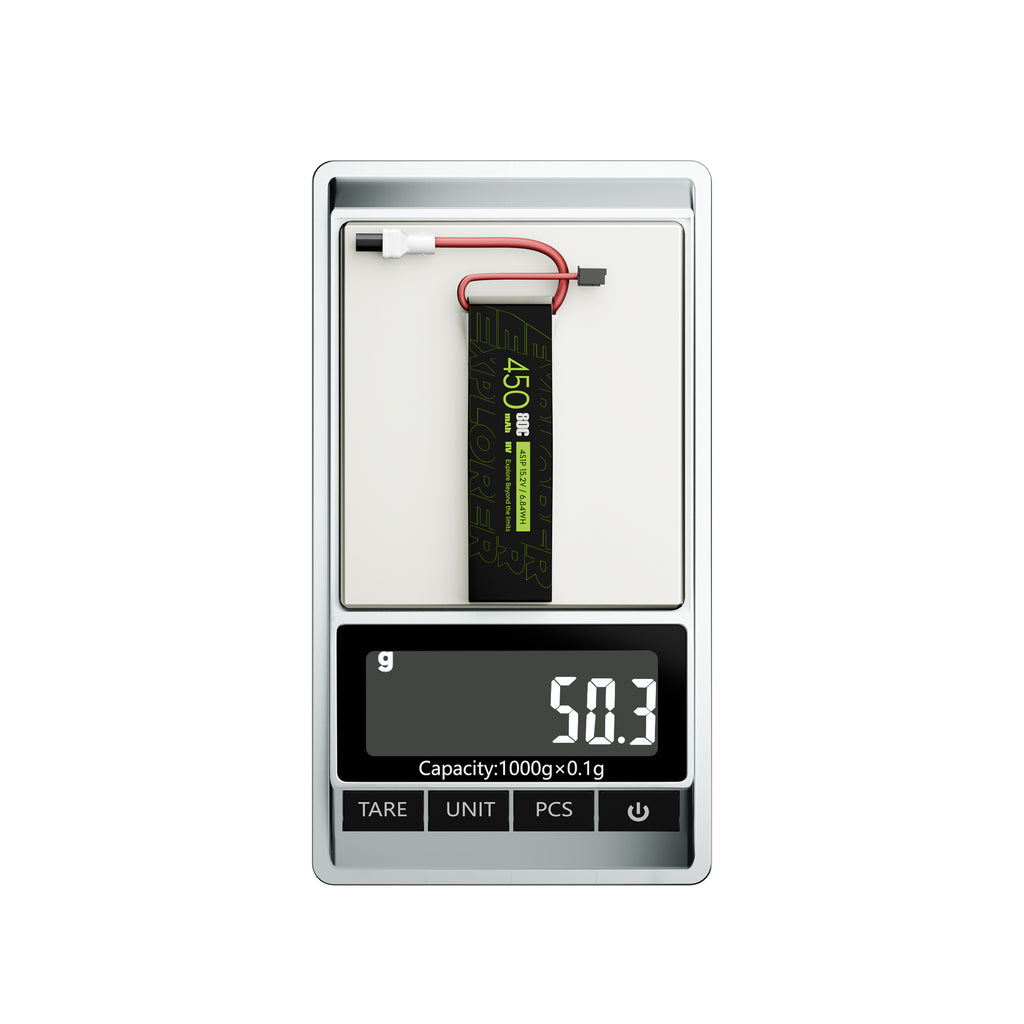 2PCS Explorer 450mAh LiHV 4S 80C Battery （Flywoo XT30UP）-FLYWOO