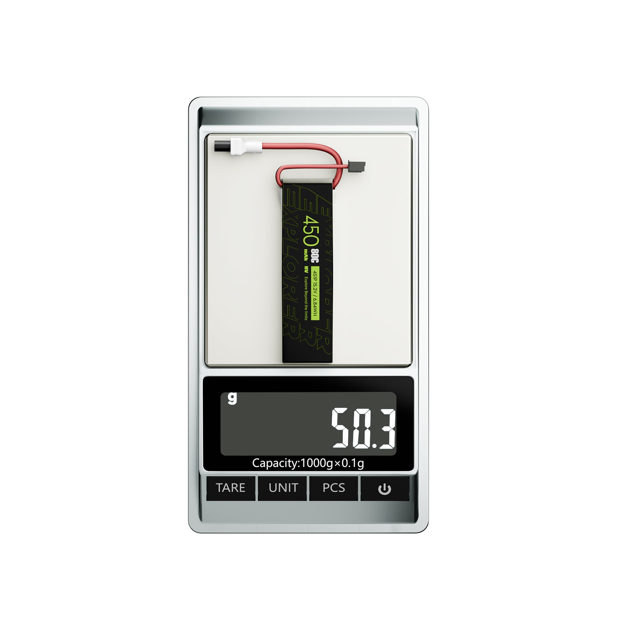 2PCS Explorer 450mAh LiHV 4S 80C Battery （Flywoo XT30UP）-FLYWOO