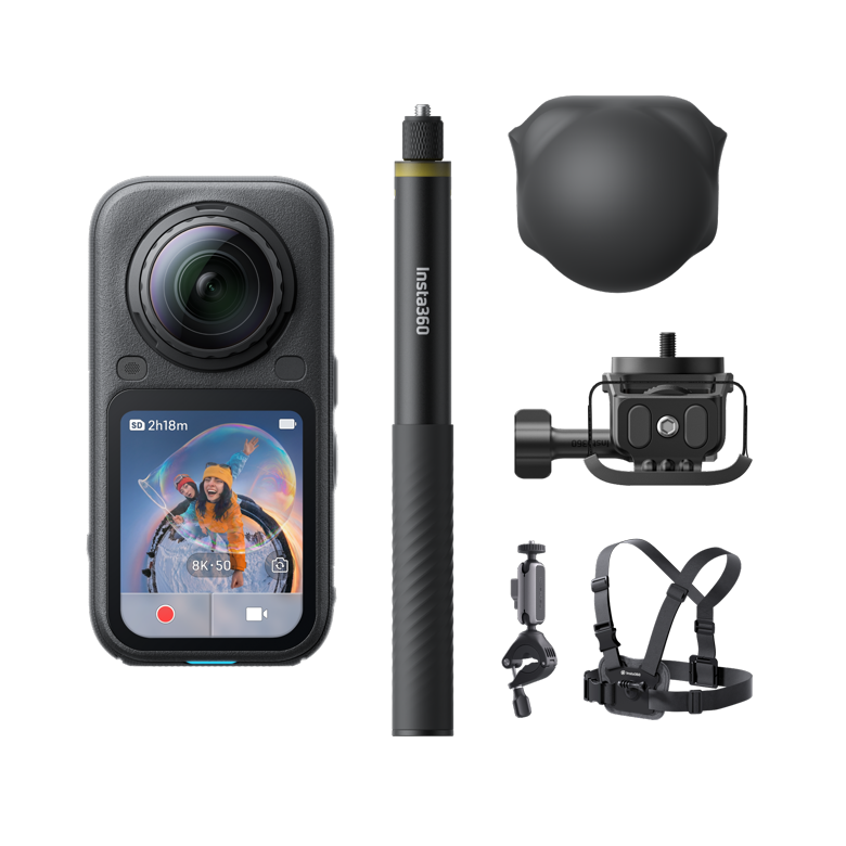 Insta360 X6 公路車一體式套裝官方內容物圖