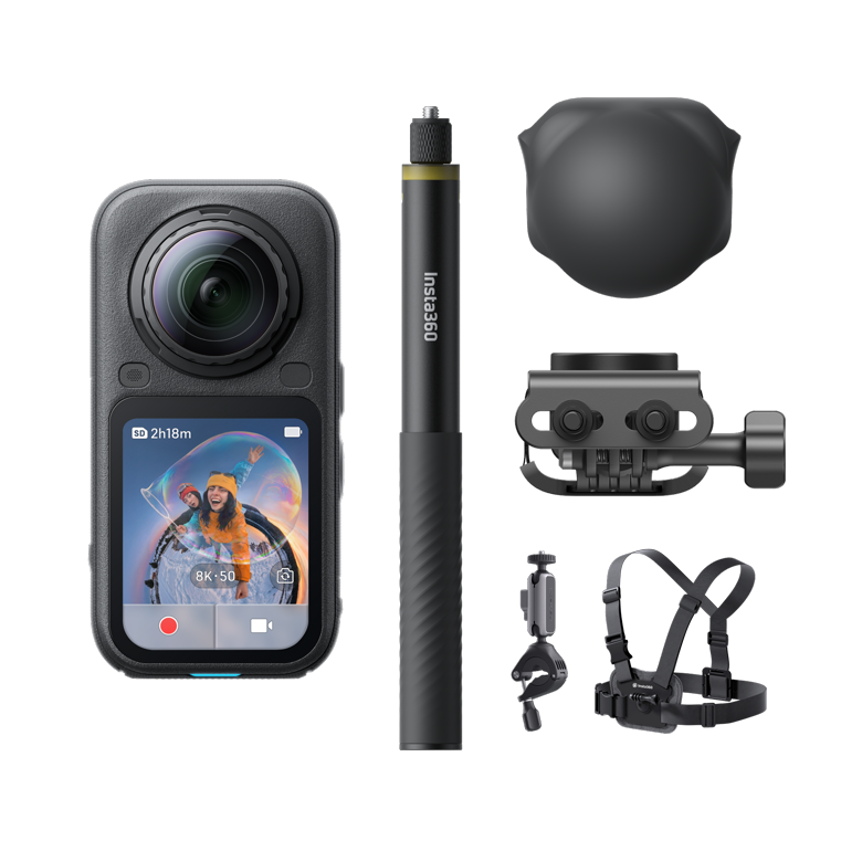 Insta360 X6 公路騎乘分離式車把套裝官方內容物圖