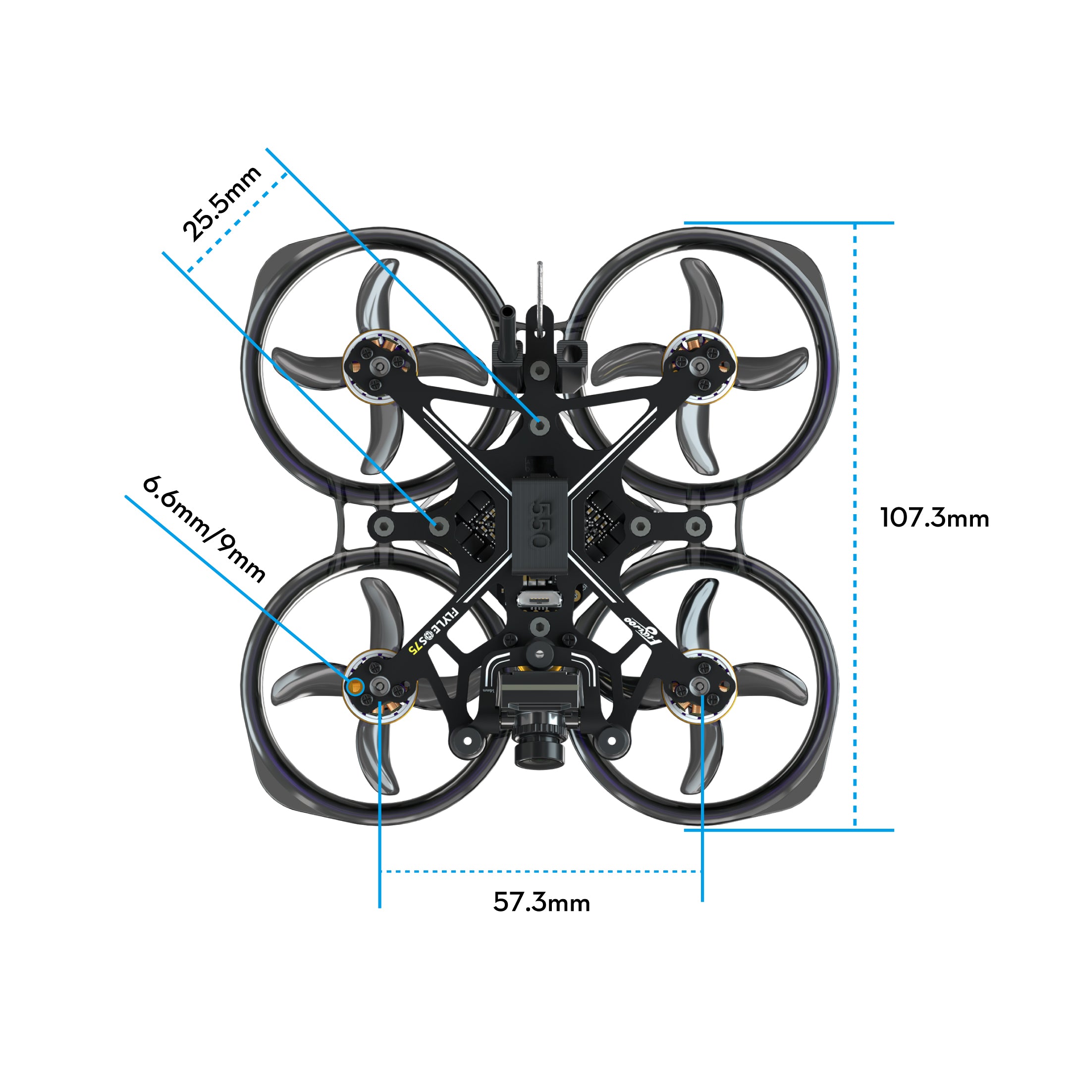 FlyLens 75 HD Walksnail 2S Brushless Whoop FPV Drone V1.3 -FLYWOO