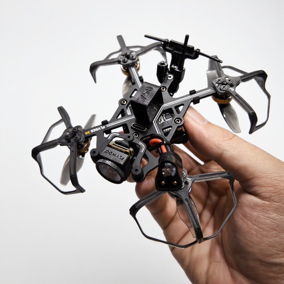 FLYWOO Flybee 16 HD O4 2S Ultralight FPV Drone side profile and frame detail