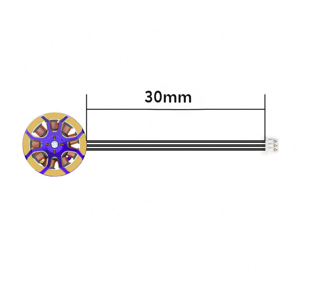 Flywoo ROBO 1002 19800KV / 23500KV Fpv Motor Gold/Purple (New Version)-FLYWOO