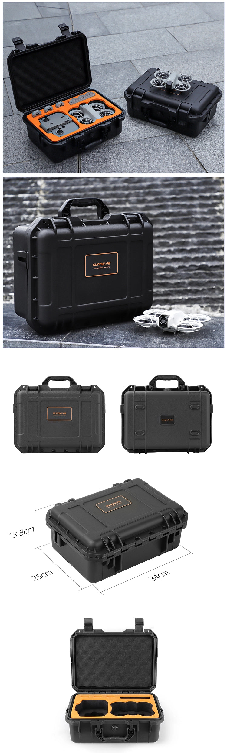 SunnylifeDJI NEO 硬殼防水安全箱