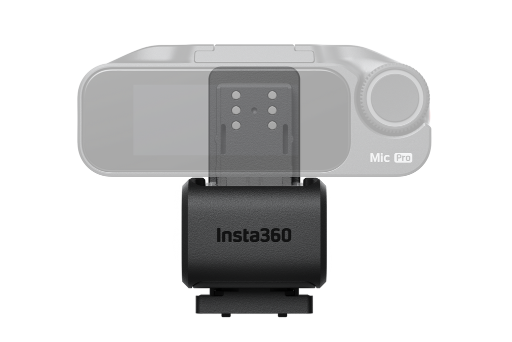 【Insta360】Mic Pro 相機熱靴轉接器 官方產品圖
