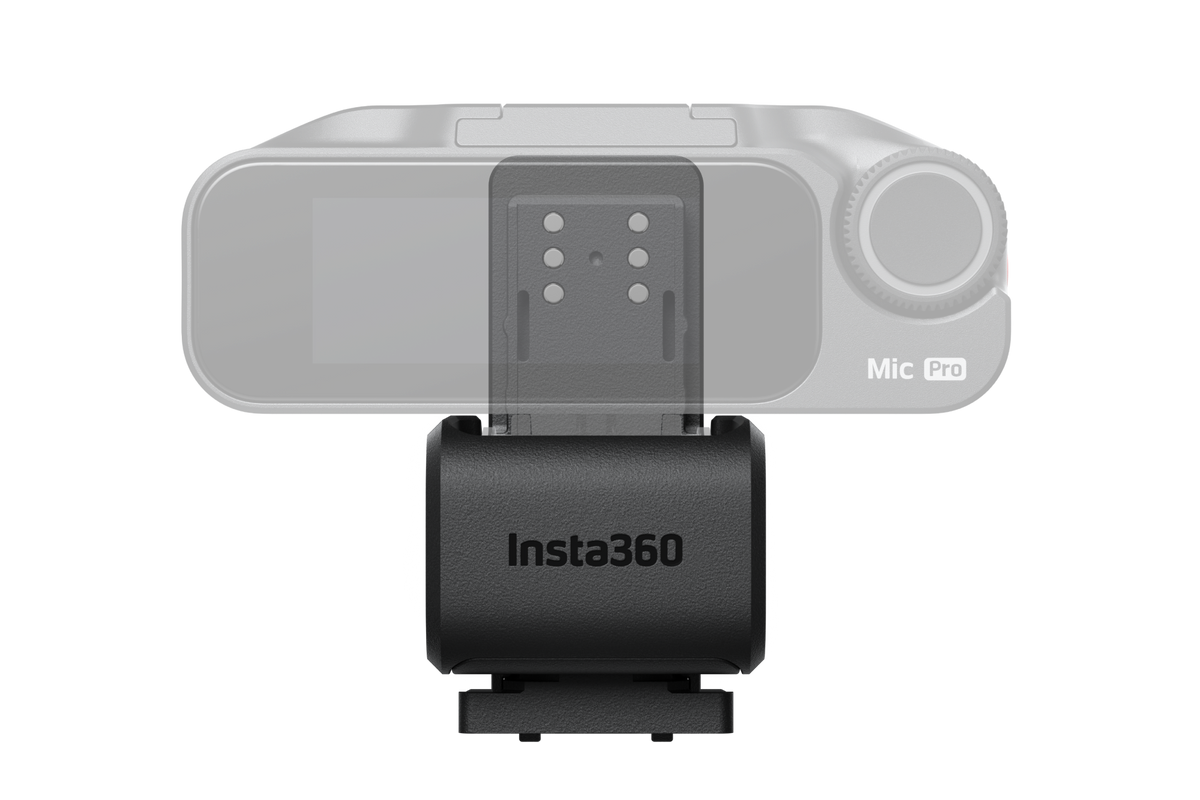 【Insta360】Mic Pro 相機熱靴轉接器 官方產品圖
