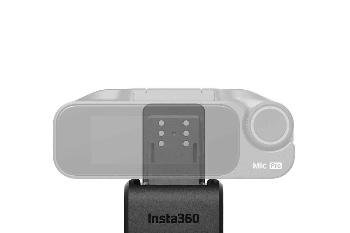 【Insta360】Mic Pro 相機熱靴轉接器 官方產品圖
