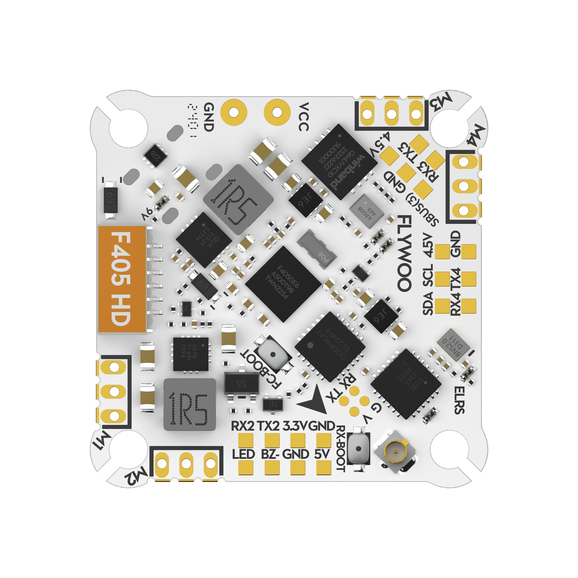 GOKU F405 HD 1-2S 12A ELRS AIO V2 Plug&Play O4 / O4 PRO-FLYWOO