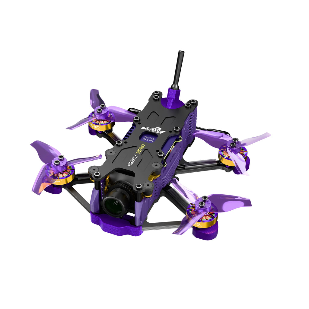 FLYWOO Firefly 20PRO 4S / 25MINI 3S HDZero Micro Drone side profile and frame detail
