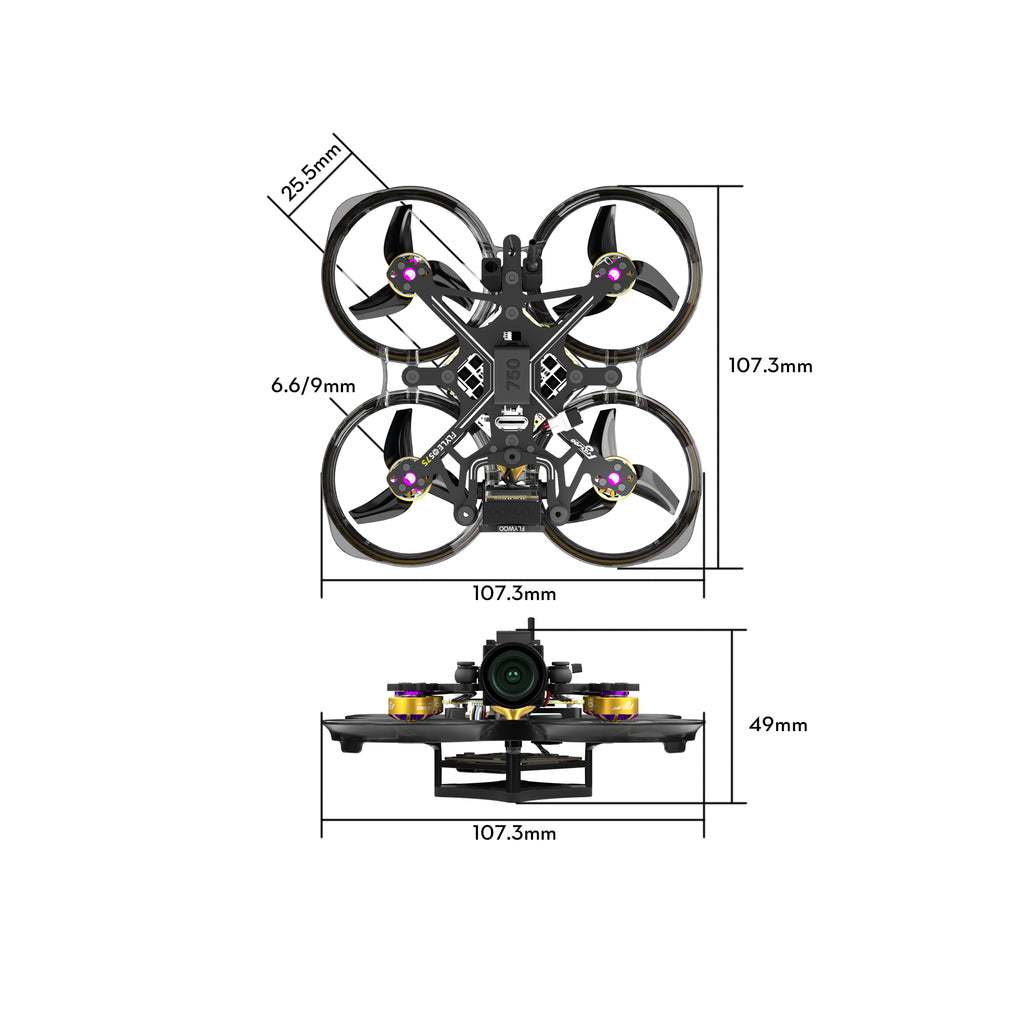 Flylens 75 HD O4 Wide 2S Whoop FPV Drone-FLYWOO