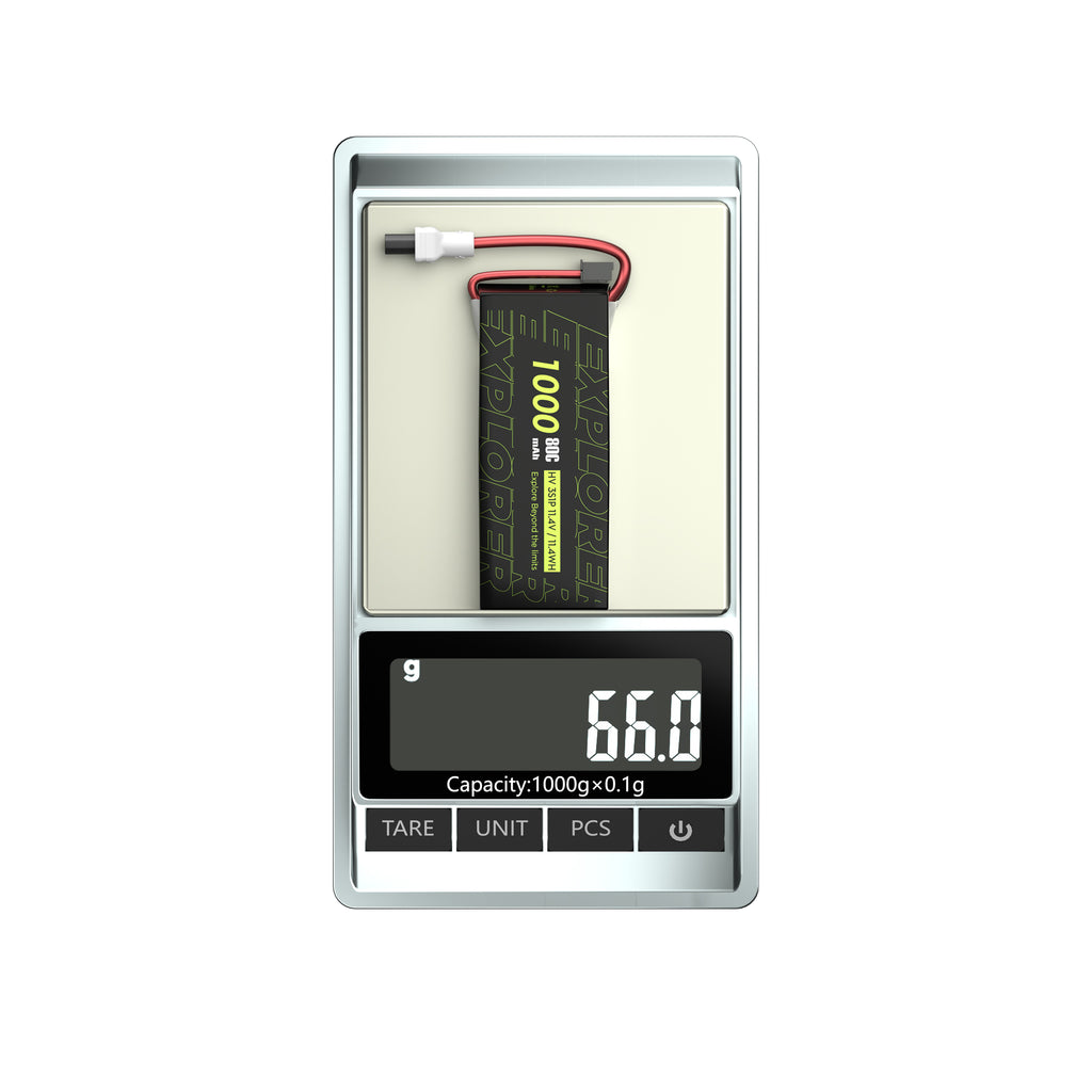 2PCS Explorer 1000mAh LiHV 3S 80C Battery （Flywoo XT30UP）-FLYWOO
