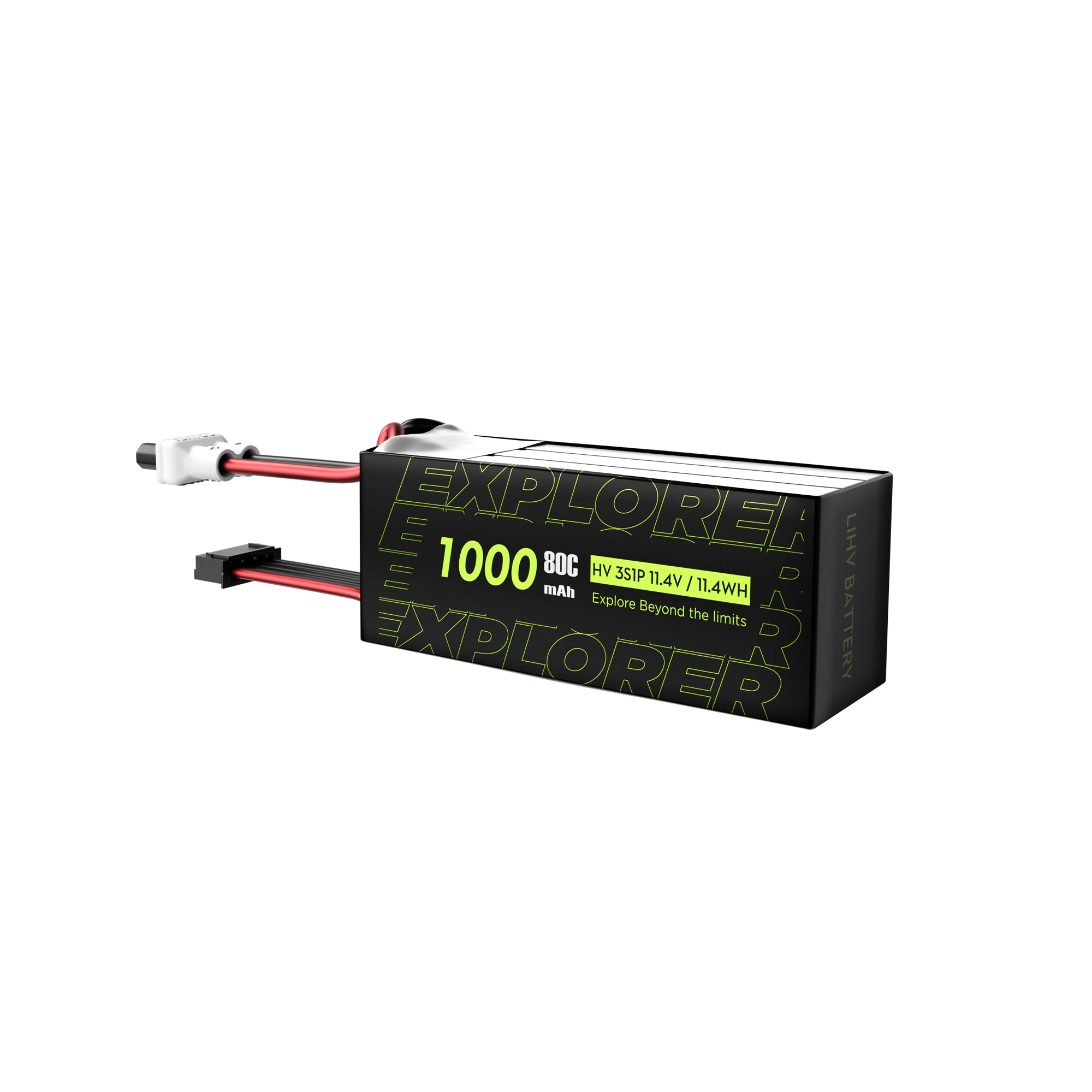 2PCS Explorer 1000mAh LiHV 3S 80C Battery （Flywoo XT30UP）-FLYWOO