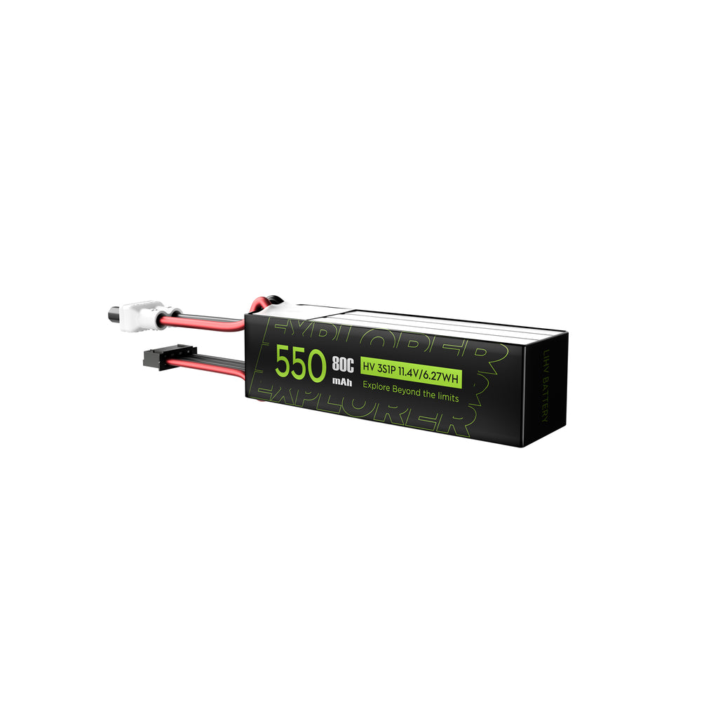 2PCS Explorer 550mAh LiHV 3S 80C Battery （Flywoo XT30UP）-FLYWOO