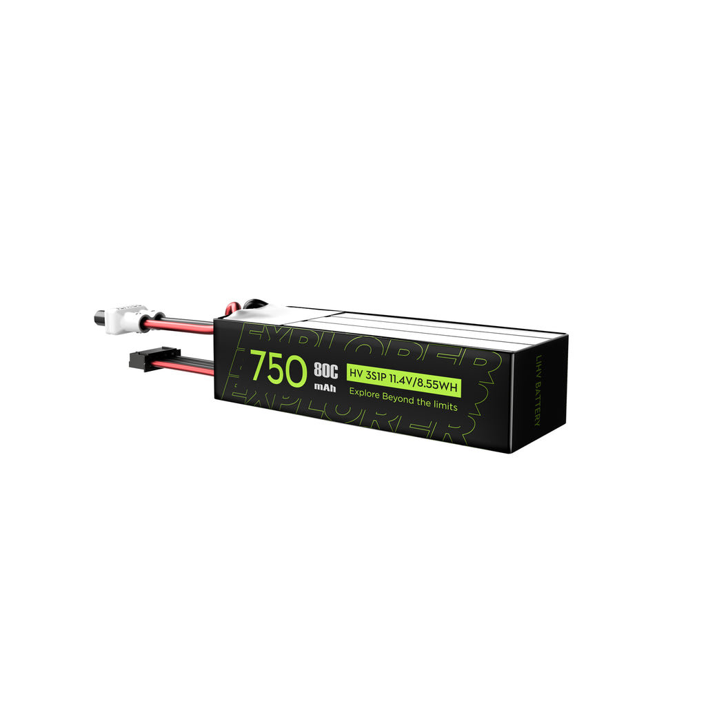 2PCS Explorer 750mAh LiHV 3S 80C Battery （Flywoo XT30UP）-FLYWOO