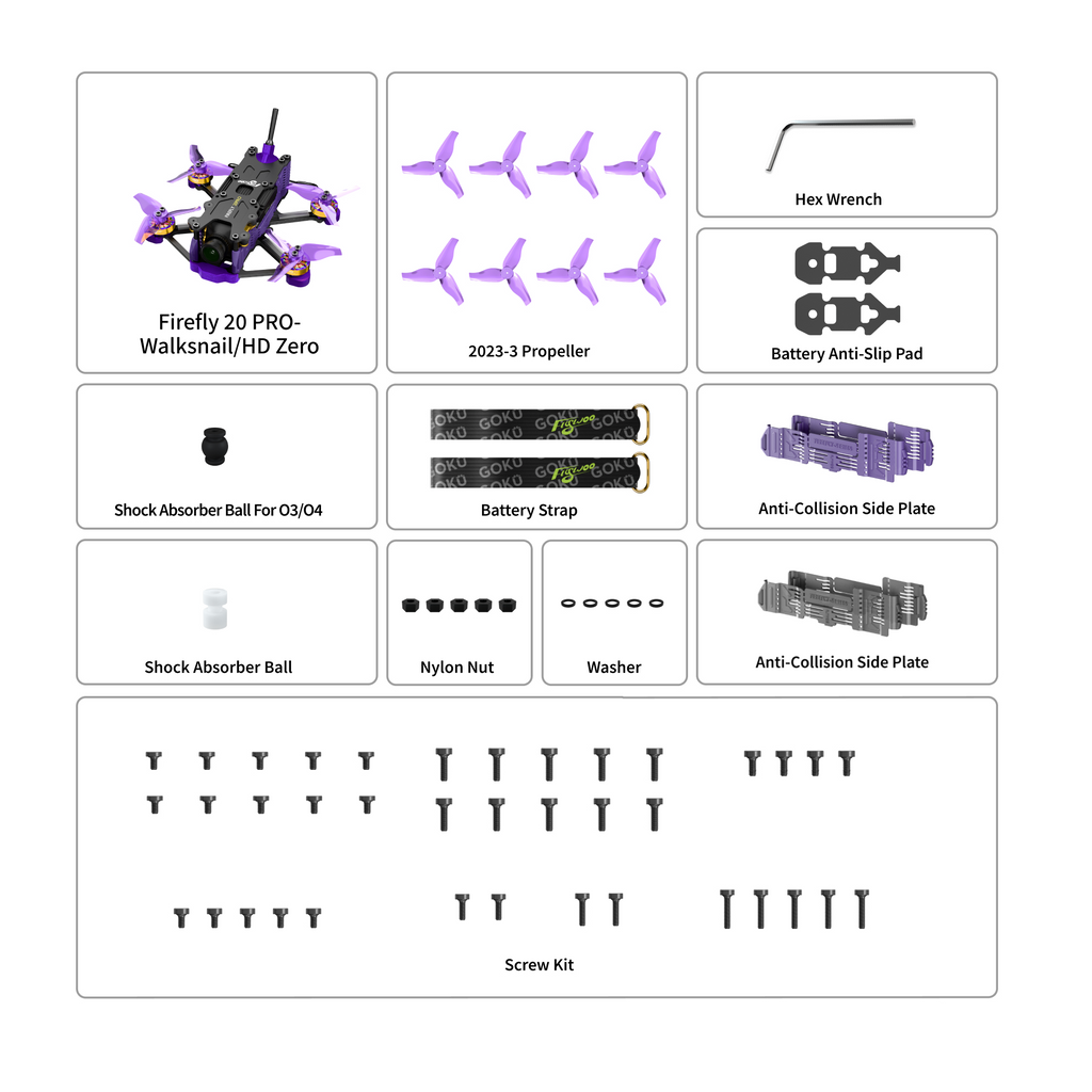 Firefly 20PRO 4S / 25MINI 3S HDZero Micro Drone-FLYWOO