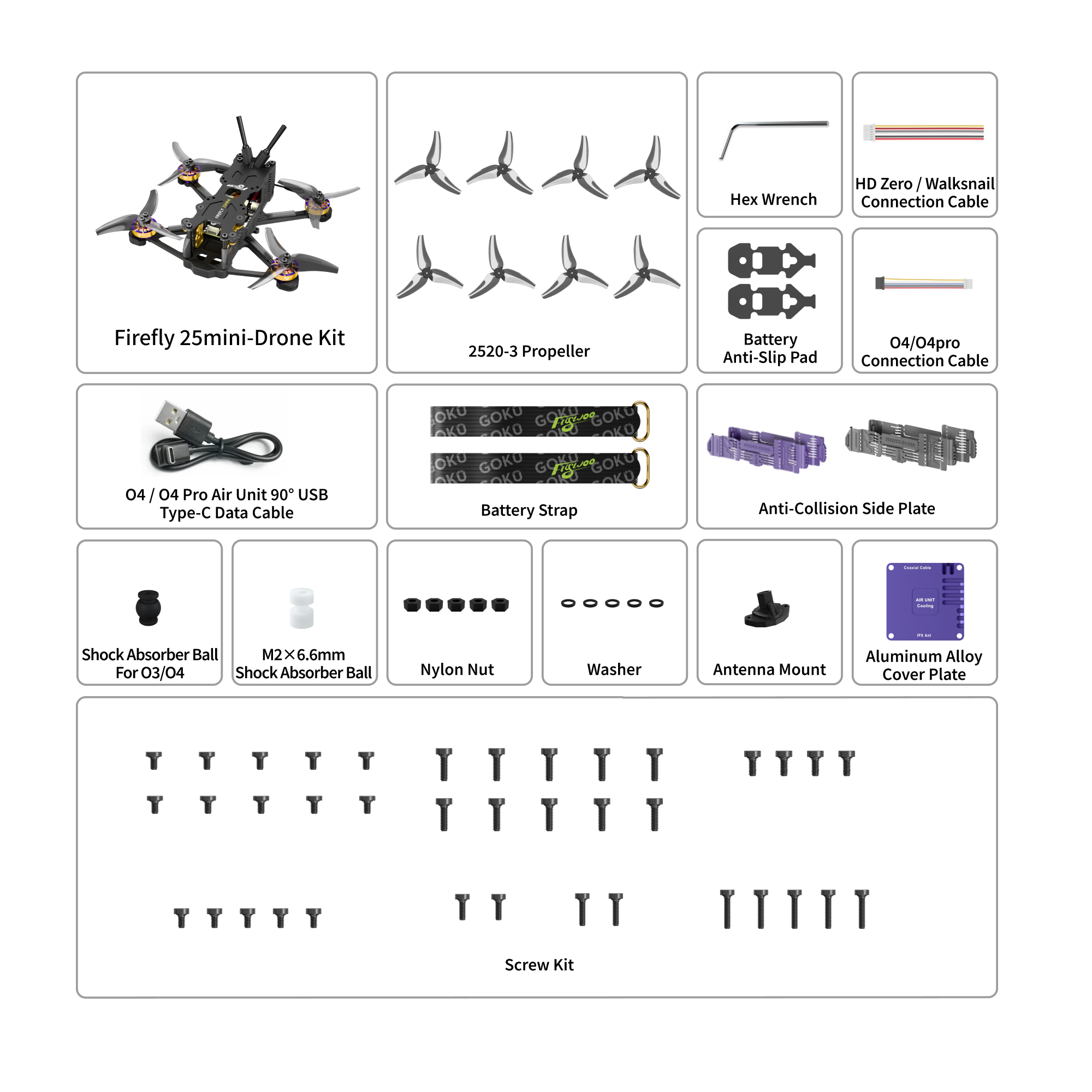 Firefly 20PRO 4S / 25MINI 3S Walksnail Micro Drone-FLYWOO