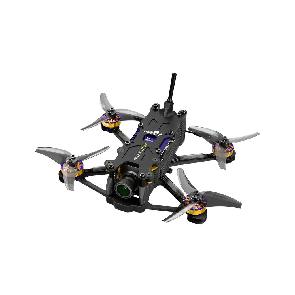 FLYWOO Firefly 20PRO 4S / 25MINI 3S HDZero Micro Drone camera mount and electronics close-up