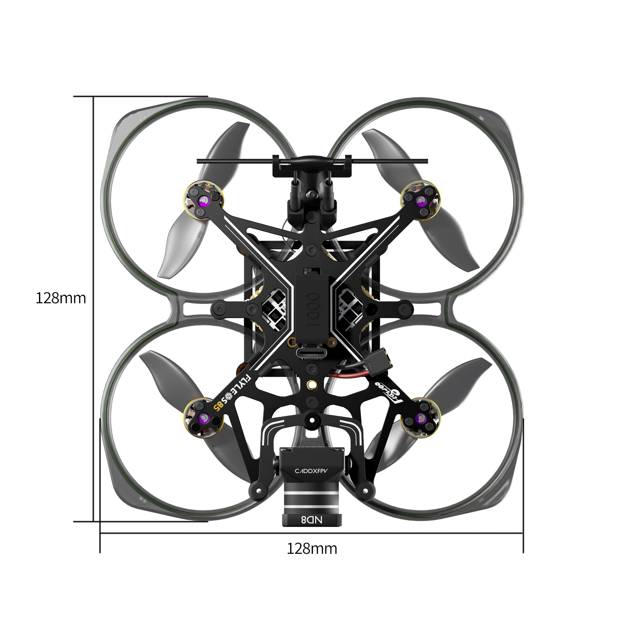 FlyLens 85 HD 2S Brushless Whoop Fpv drone V1.3 w/ Walksnail Moonlight 4K-FLYWOO