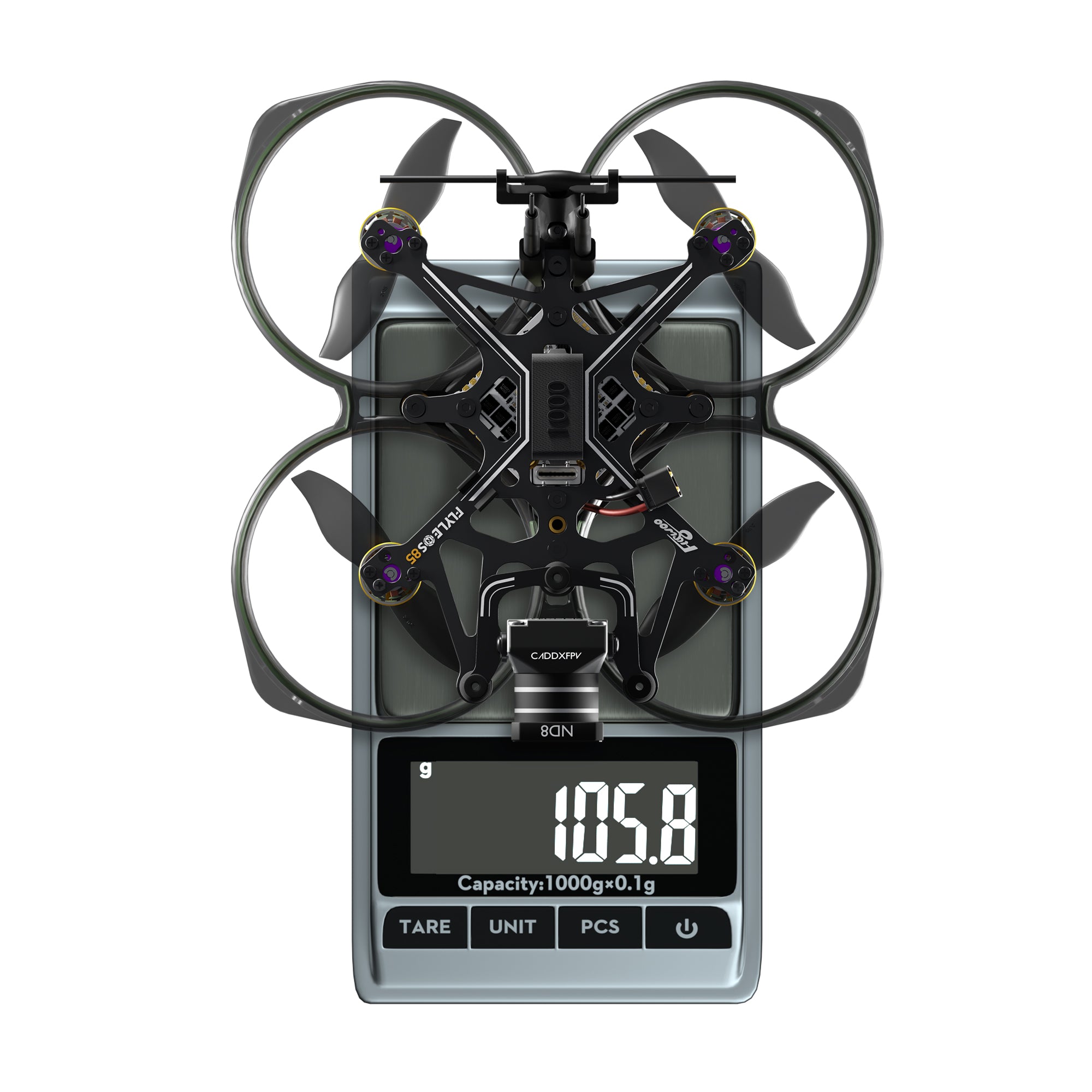 FlyLens 85 HD 2S Brushless Whoop Fpv drone V1.3 w/ Walksnail Moonlight 4K-FLYWOO