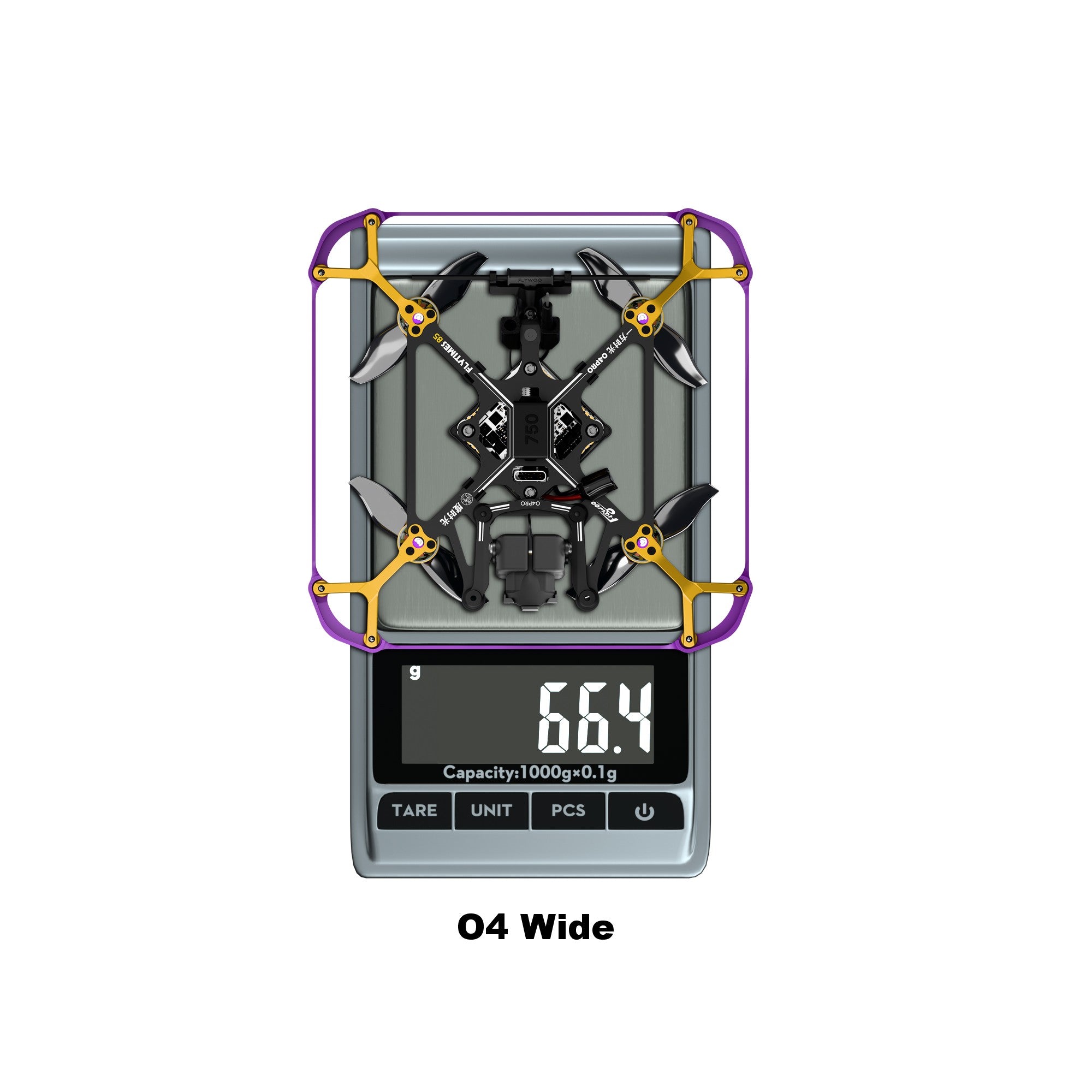 Flytimes 85 HD O4 Wide 2S Micro FPV Drone-FLYWOO
