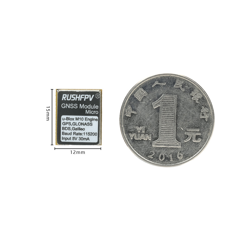 RUSHFPV GNSS Micro導航單元超小GPS雙協議穿越機固定翼返航救援 原廠商品圖片 3
