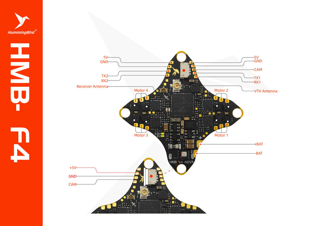 NewBeeDrone HummingBird V4 BNF 30000KV穿越機65mm競速無人機