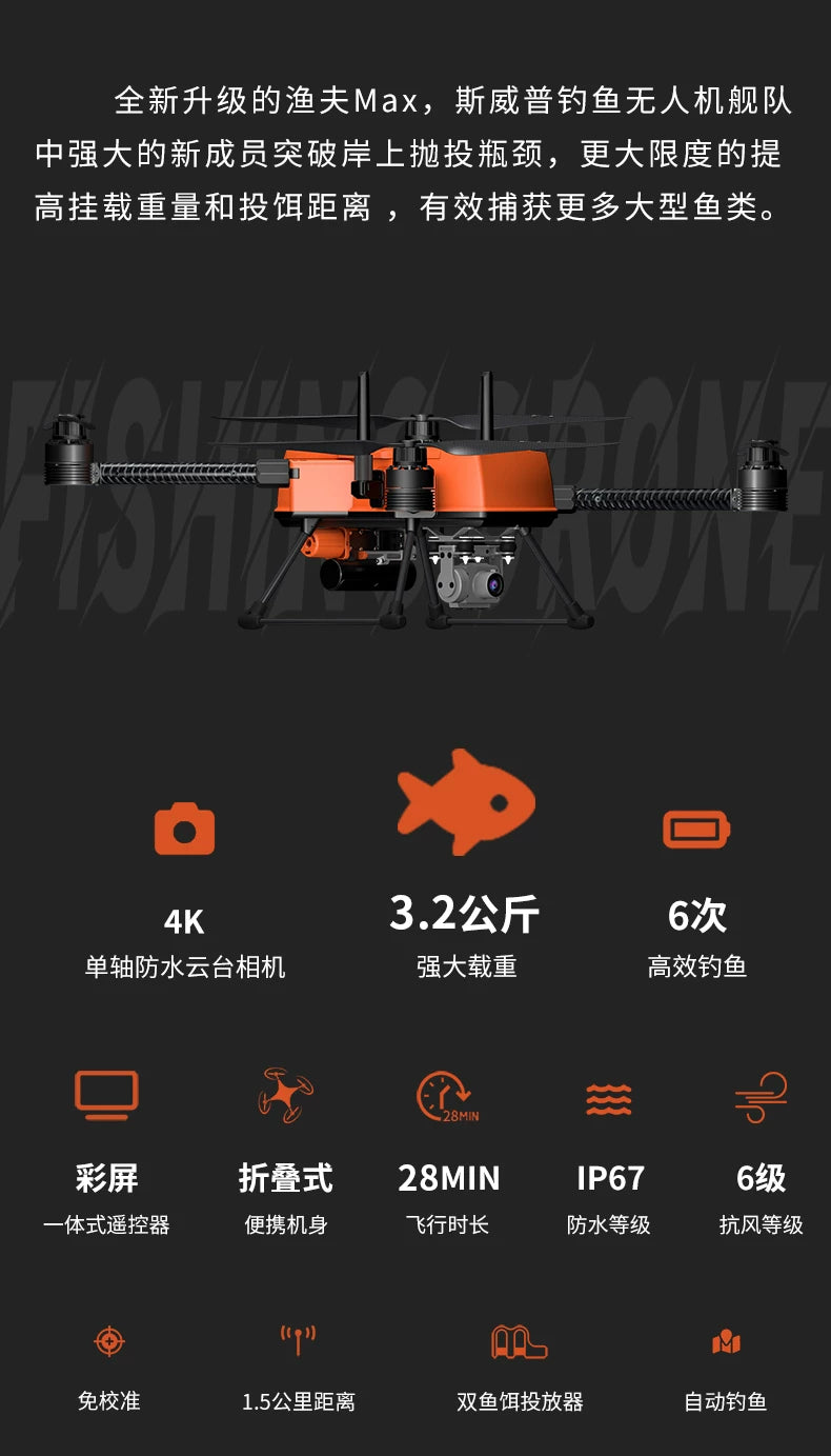 【SwellPro斯威普】漁夫MAX釣魚機
