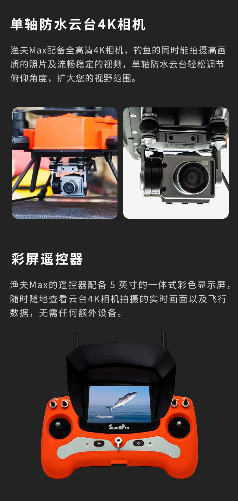 【SwellPro斯威普】漁夫MAX釣魚機